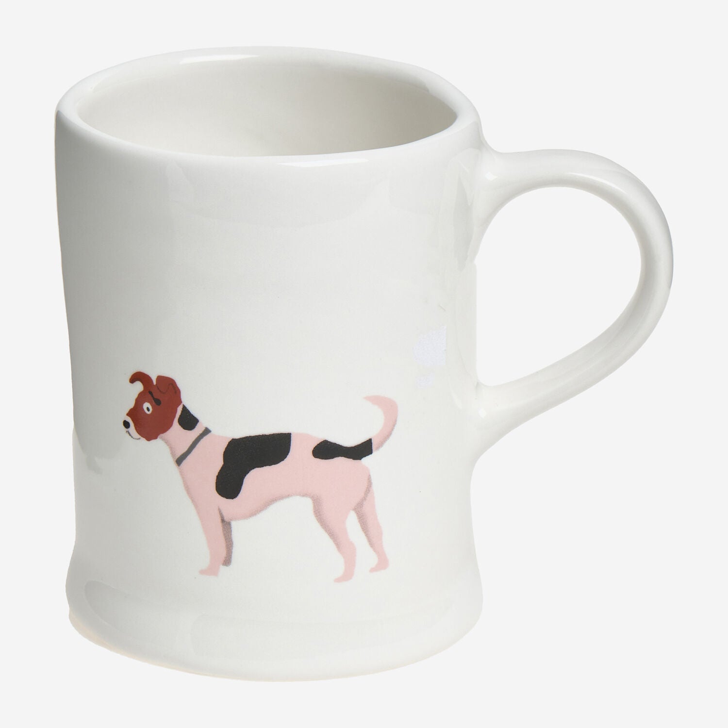 White 'Fenella Smith' Jack Russell Mug