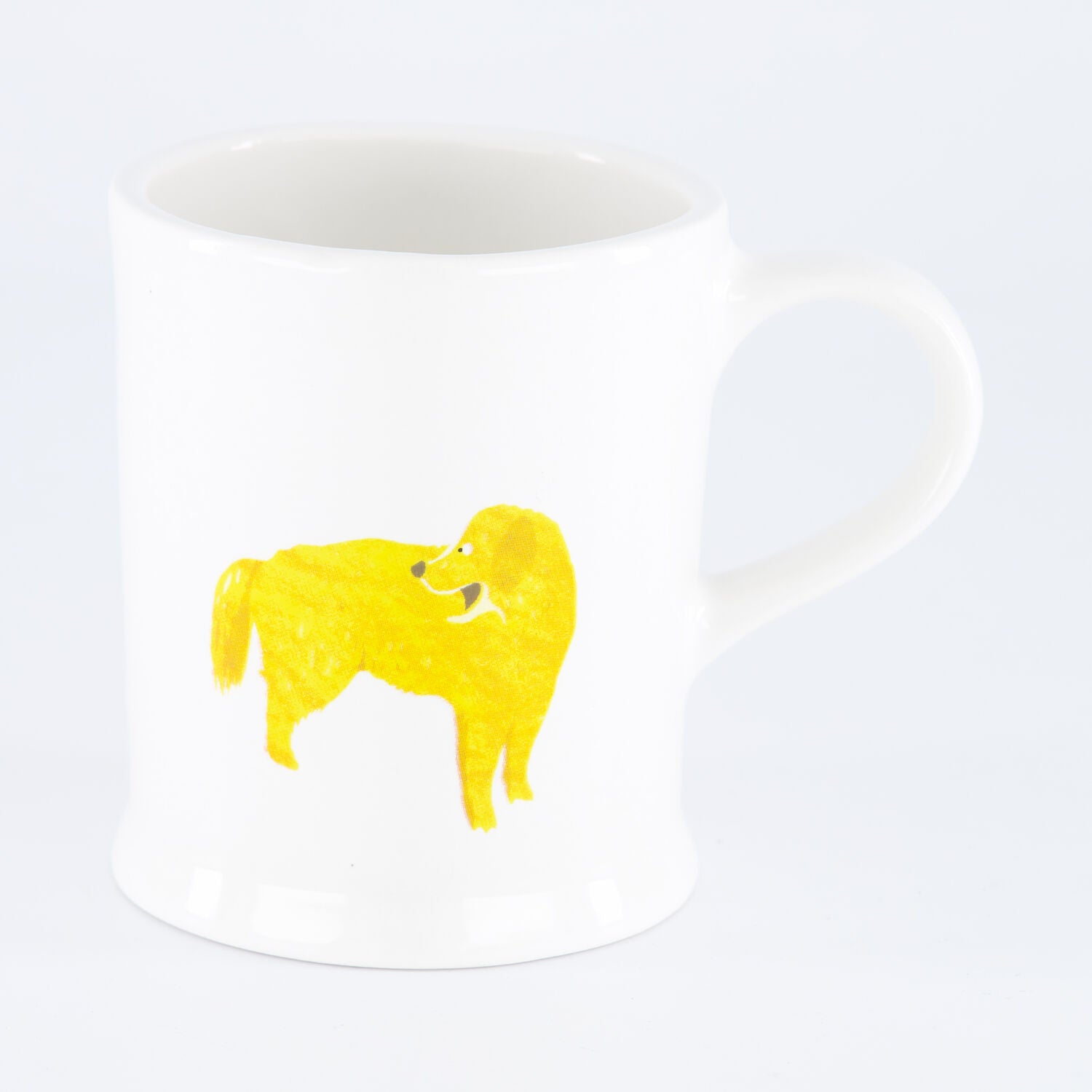 White 'Fenella Smith' Golden Retriever Mug
