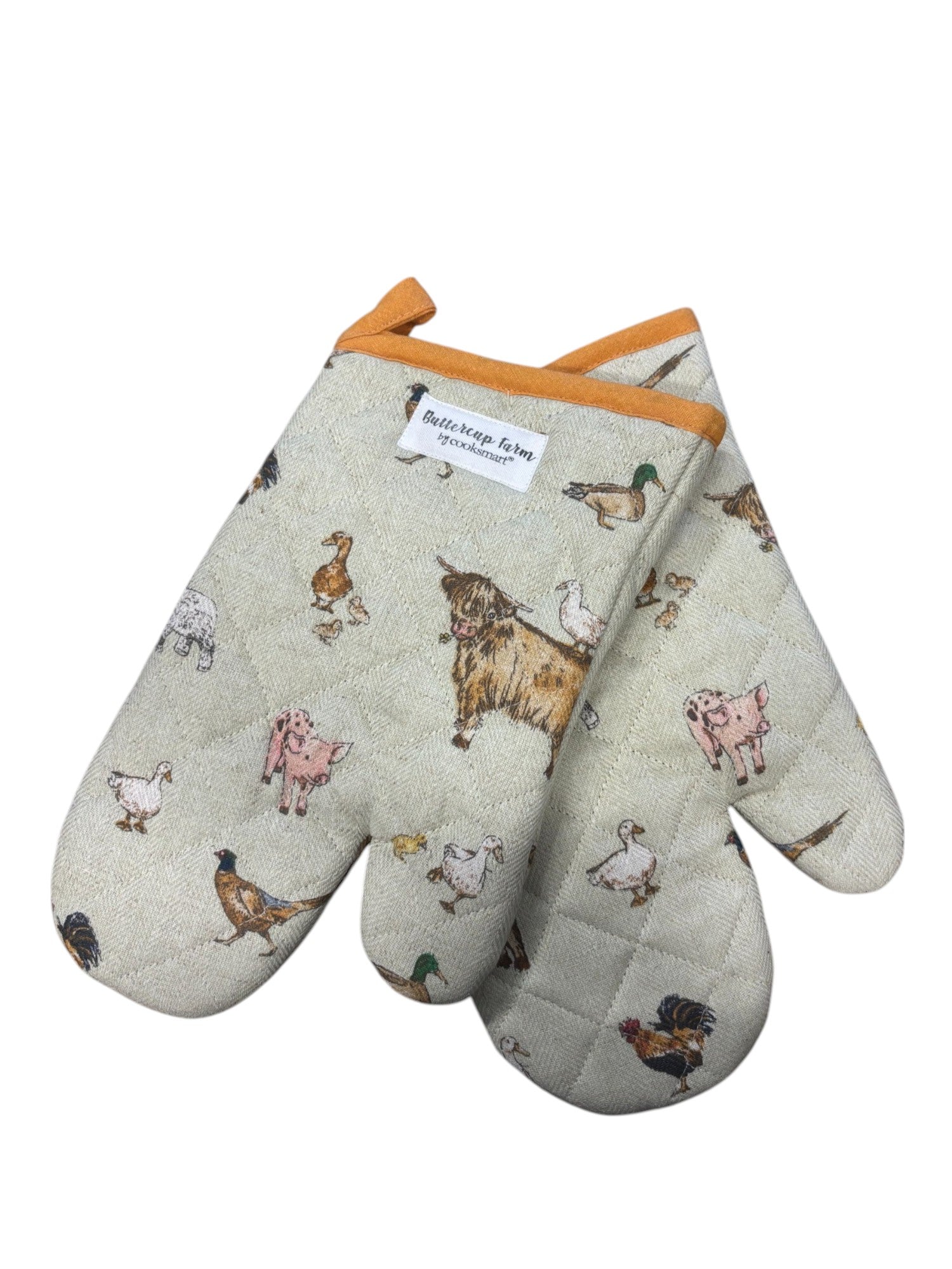 Cooksmart Buttercup Farm Animals Oven mitts