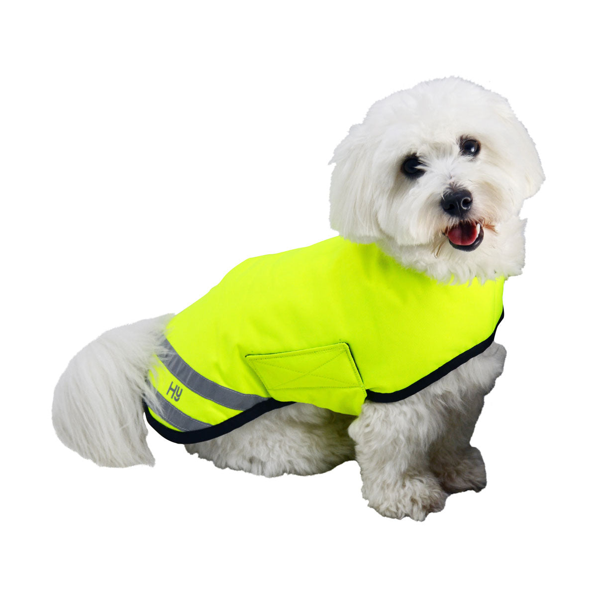 Benji & Flo Reflector Waterproof Dog Coat by Hy Equestrian
