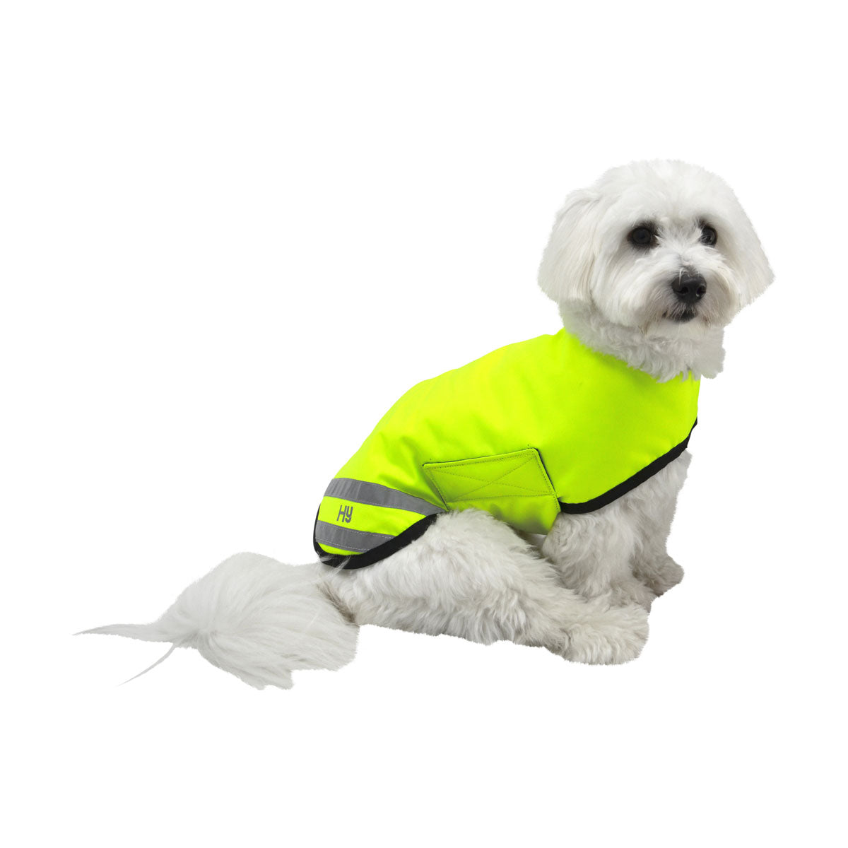 Benji & Flo Reflector Waterproof Dog Coat by Hy Equestrian