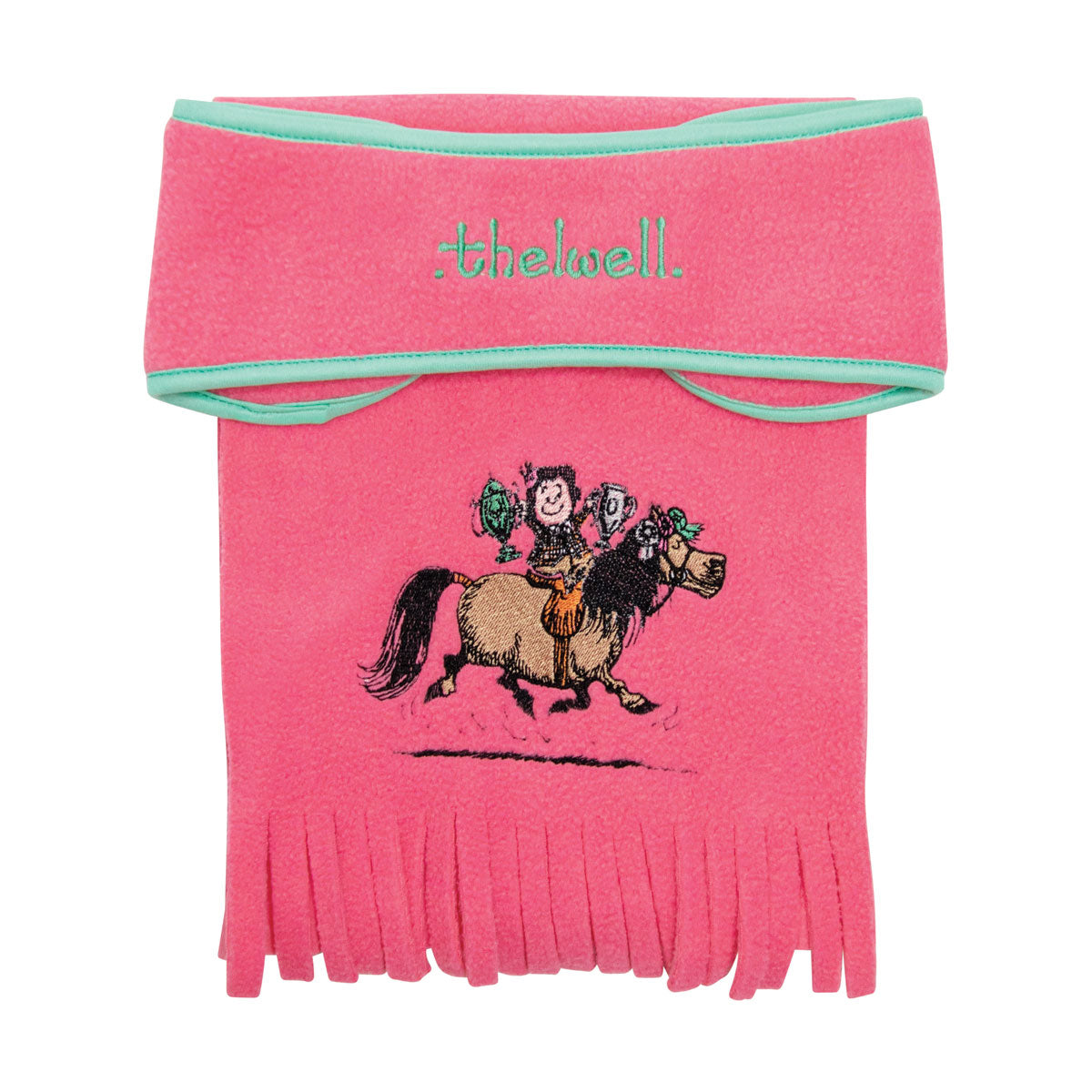 Hy Equestrian Thelwell Collection Trophy Headband and Scarf Set