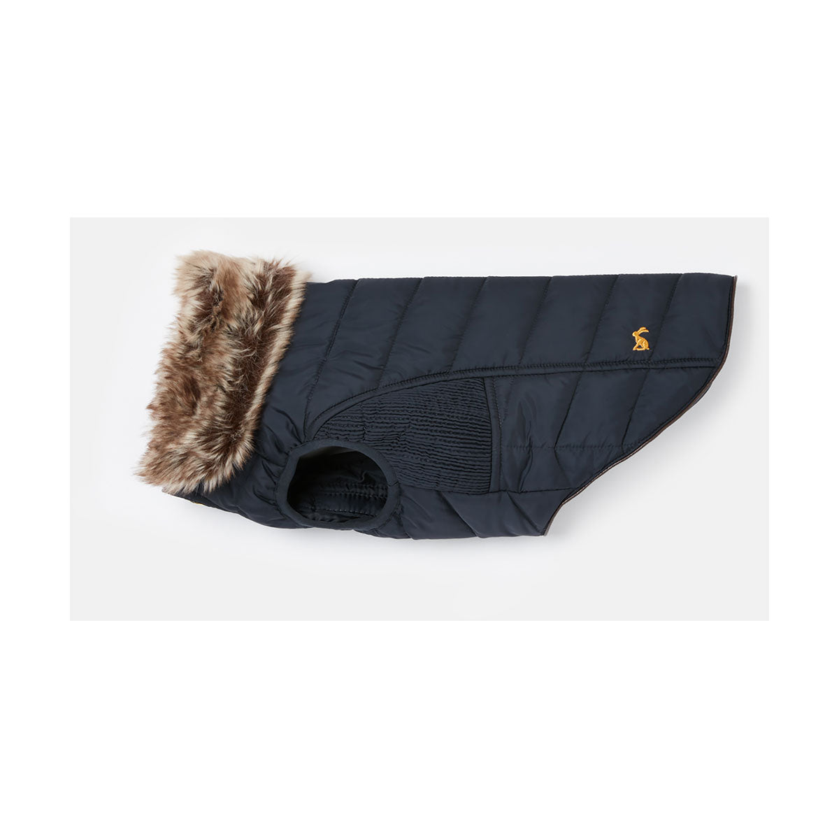 Joules Cherington Dog Coat Navy Blue