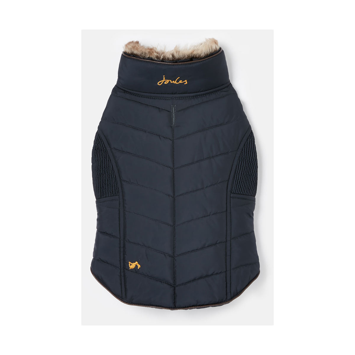 Joules Cherington Dog Coat Navy Blue