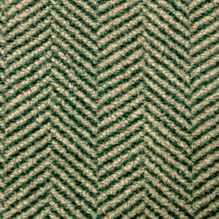 Danish Design Sherpa Fleece Green Herringbone Deep Duvet Dog Bed