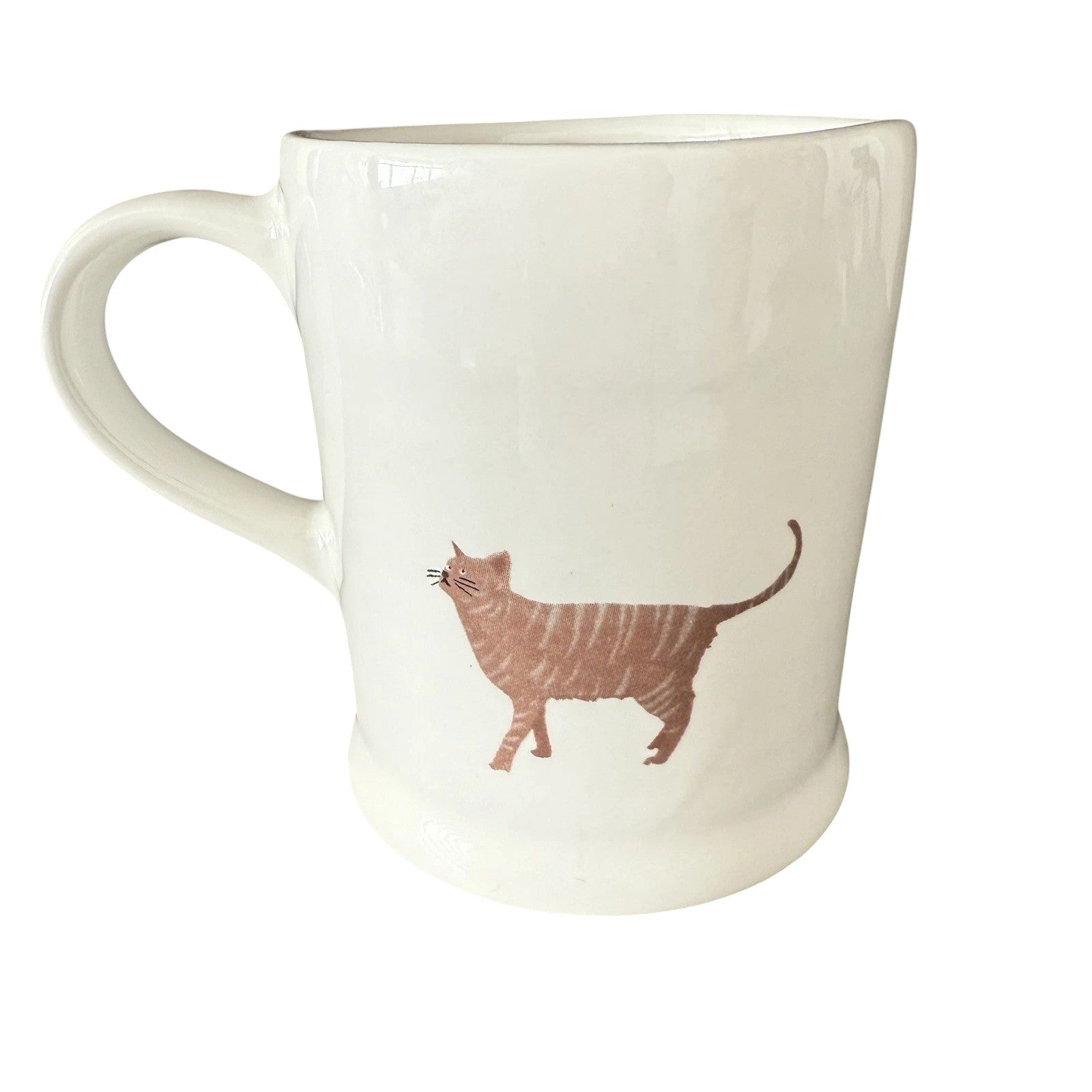 Fenella Smith White Cat Mug