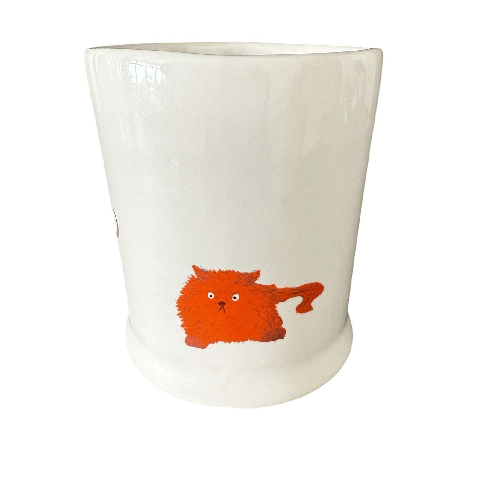 Fenella Smith White Cat Mug