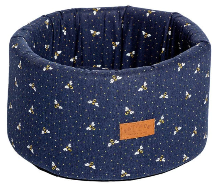 Fat Face Spotty Bees Cat Cosy Bed