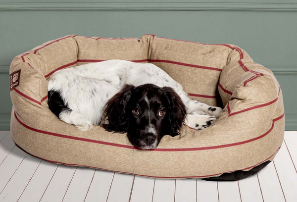 Heritage Herringbone Deluxe Dog Bed Danish Design Winston and Porter