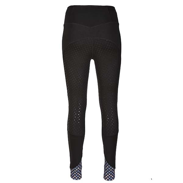 Elico Madison Riding Tights Black/Purple/Pink