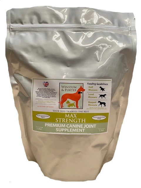Max Strength Premium Canine Joint Supplement - Adult Working & Performance From