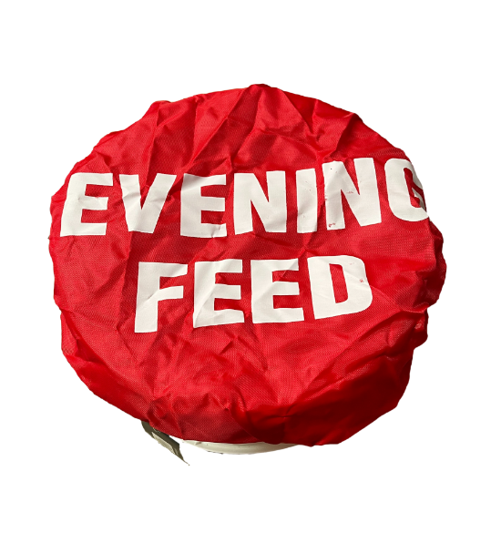Bucket Cover MORNING Blue/EVENING Red