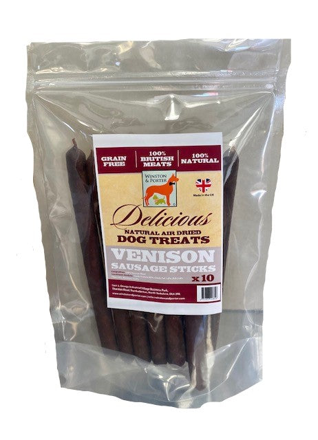 Venison Sausage Sticks 8 inch X 10