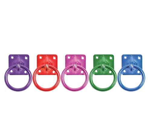Swivel Tie Ring on Plate - Gorgeous Colours