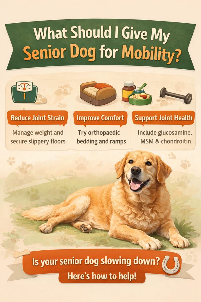 What Should I Give My Senior Dog for Mobility? A Practical Guide for Ageing Dogs