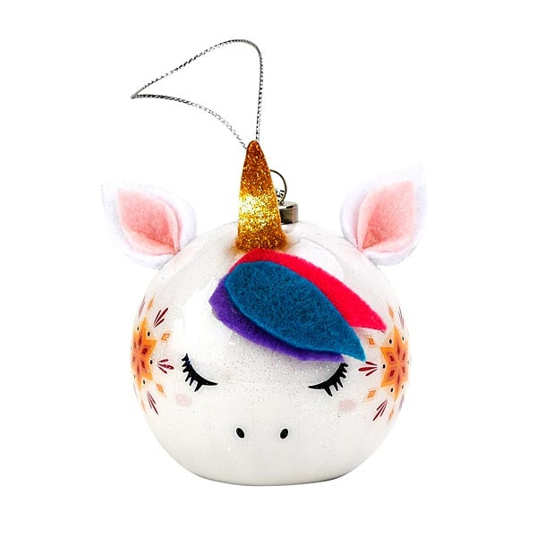 LED Unicorn Tree Bauble Decoration