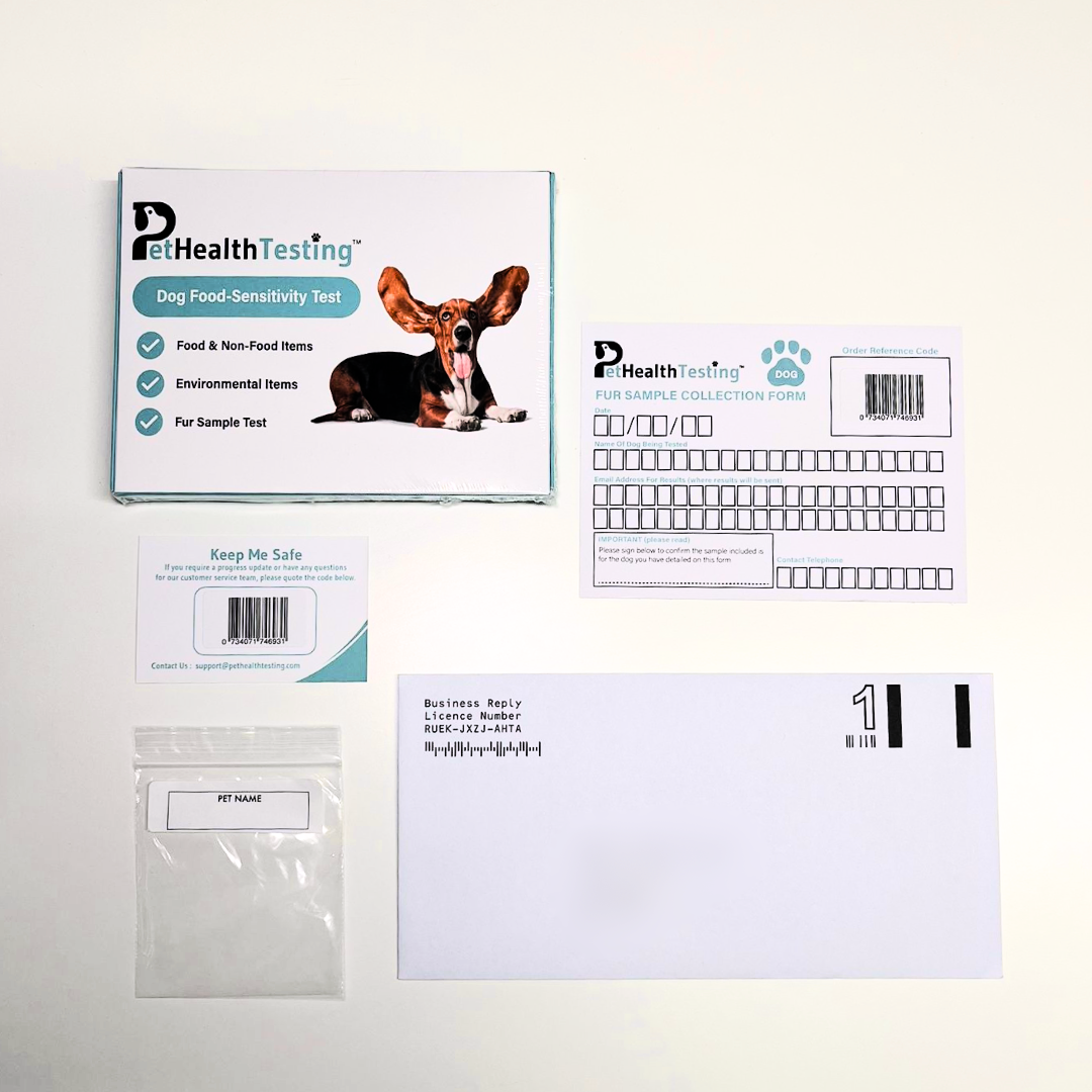 Pet Health Testing - Food Intolerance Test Kit -  Dog, Cat & Horse