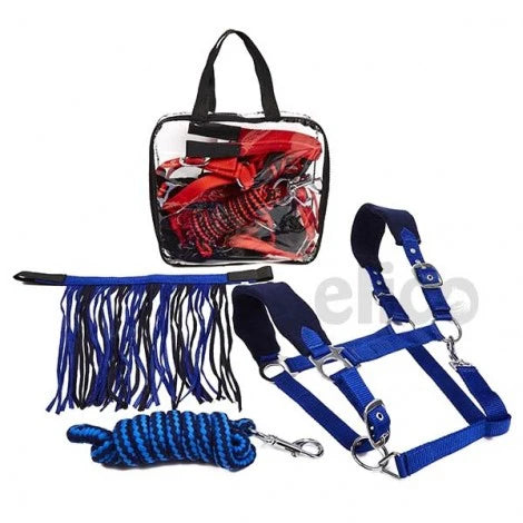 Elico Dalston Headcollar, Leadrope & Fly Fringe Set