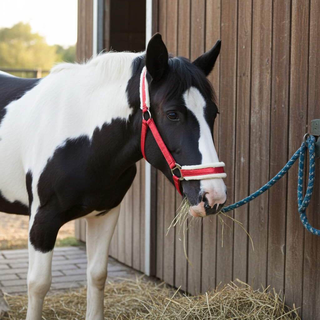 Hy Equestrian Christmas Santa Head Collar - Winston and Porter