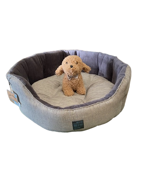 House of Paws Grey Tweed Dog Bed X Large