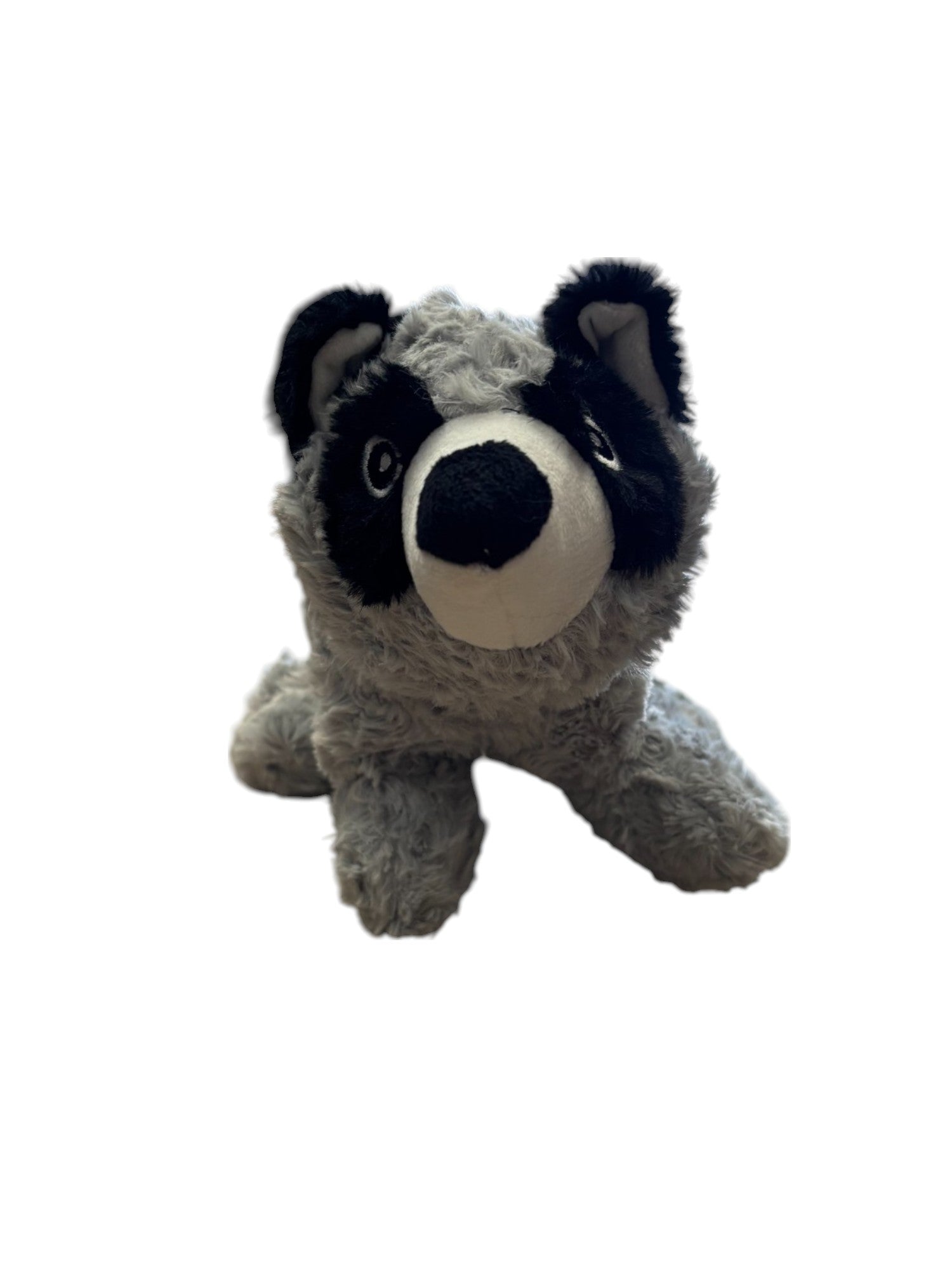 Pally Paws Grey Raccoon Recycled Dog Toy