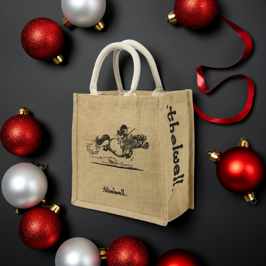 Hy Equestrian Thelwell Collection Square Hessian Bag