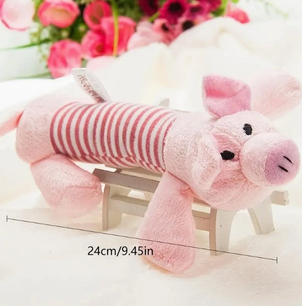 SQUEAKY PIG DOG TOY
