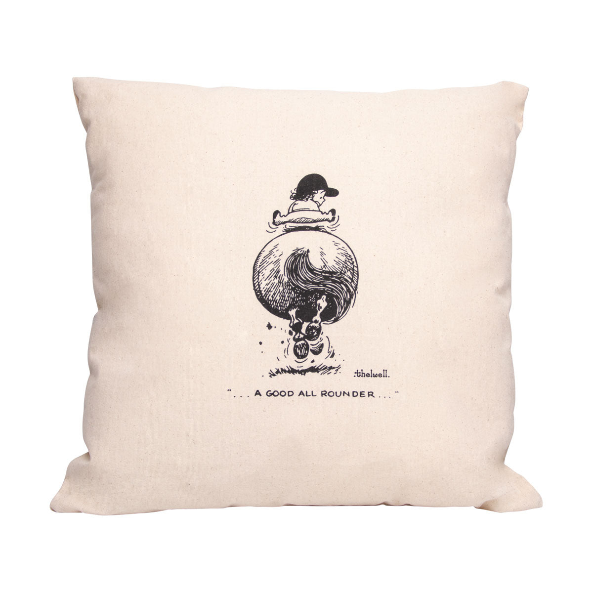 Thelwell 'A Good All Rounder' Cushion