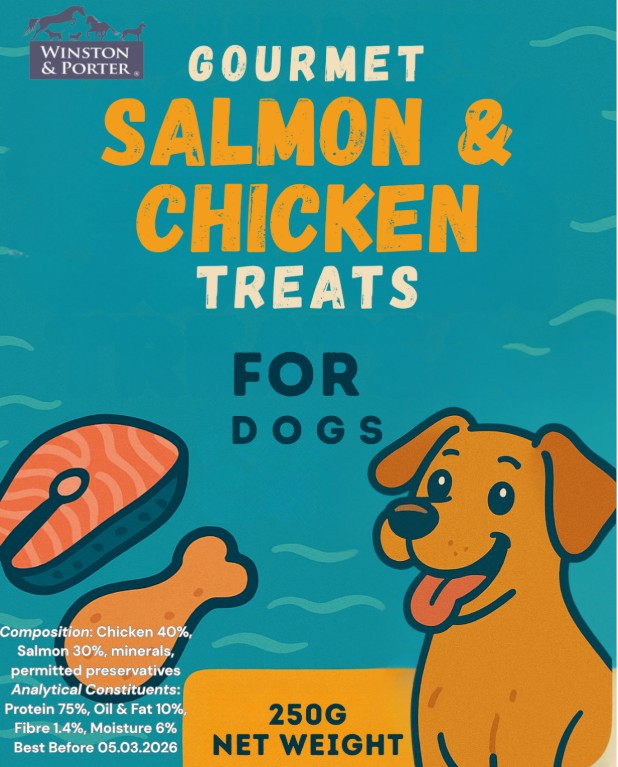 Gourmet Salmon & Chicken Training Treats for Dogs -🌟25% OFF ALL DOG TREATS WHEN YOU BUY ANY 3🐕 - Winston and Porter
