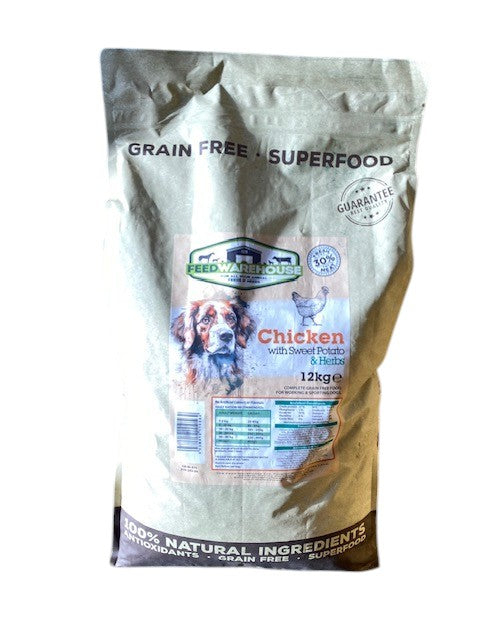 VAT FREE Grain FREE Dog SuperFood with Sweet Potato & Herbs -