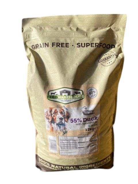 VAT FREE Grain FREE Dog SuperFood with Sweet Potato & Herbs -