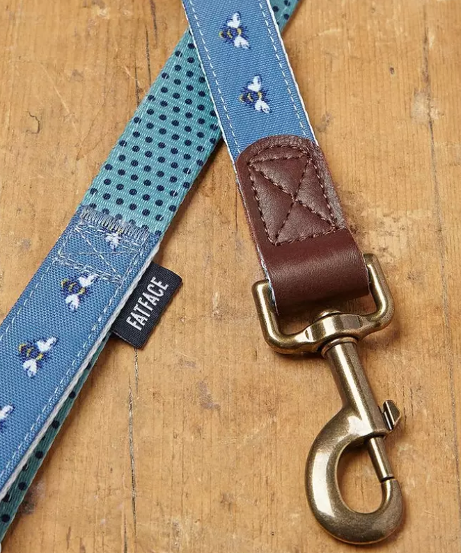 FatFace Spotty Bees Print Dog Lead