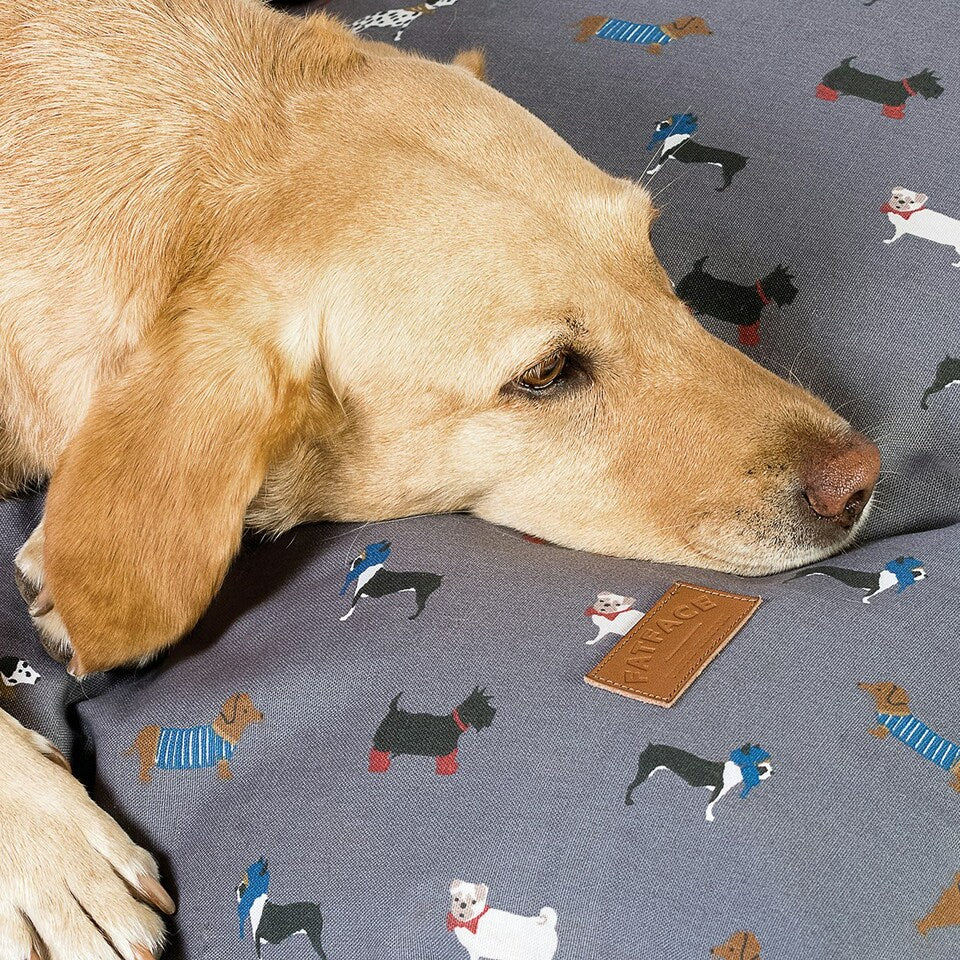 FATFACE Marching Dogs Deep Duvet