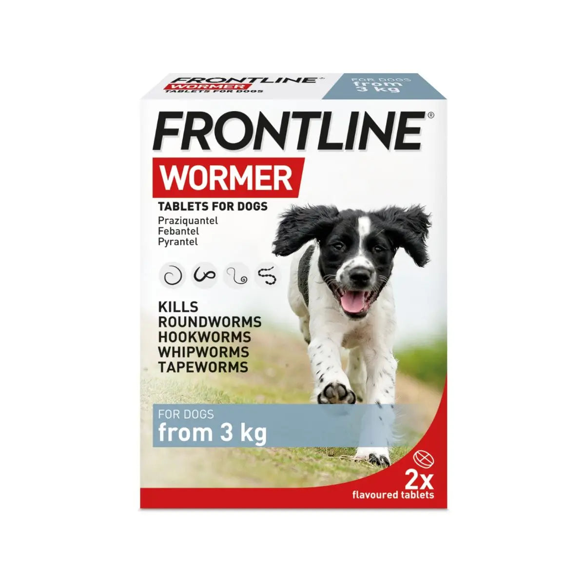 Frontline Wormer - Tablets for Dogs - 2 pack - 🌟REDUCED TO CLEAR🐕