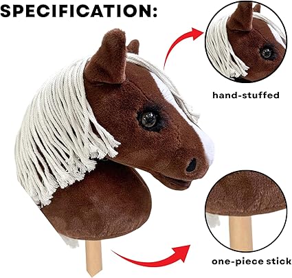 Equimed Hobby Horse Kid-Friendly Realistic Toy Pony Child Exercise Toy - 🌟REDUCED TO CLEAR🐎 - Winston and Porter