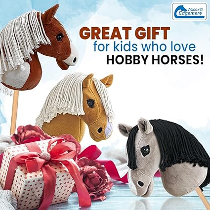 Equimed Hobby Horse Kid-Friendly Realistic Toy Pony Child Exercise Toy - 🌟REDUCED TO CLEAR🐎