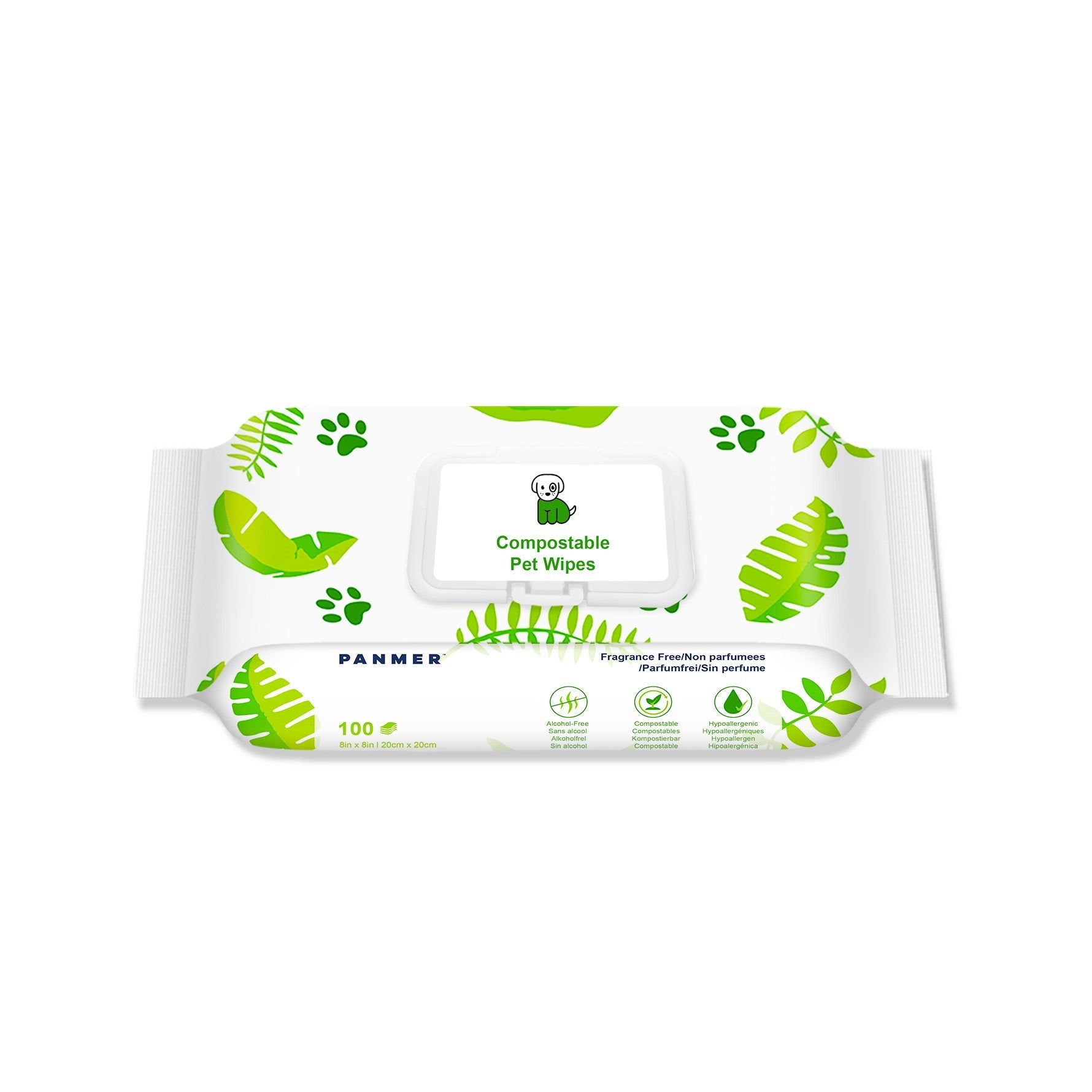 Pet Wipes For Dogs and All Pets Hypoallergenic Unscented Wipes