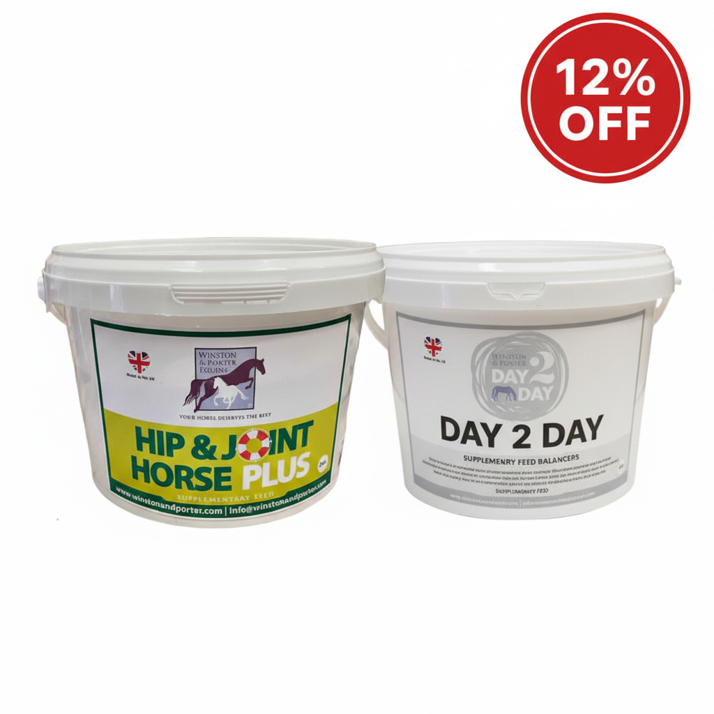 Complete Equine Support Kit - Hip and Joint Horse PLUS + Day 2 Day - 💷SAVE 12%🌟 - Winston and Porter