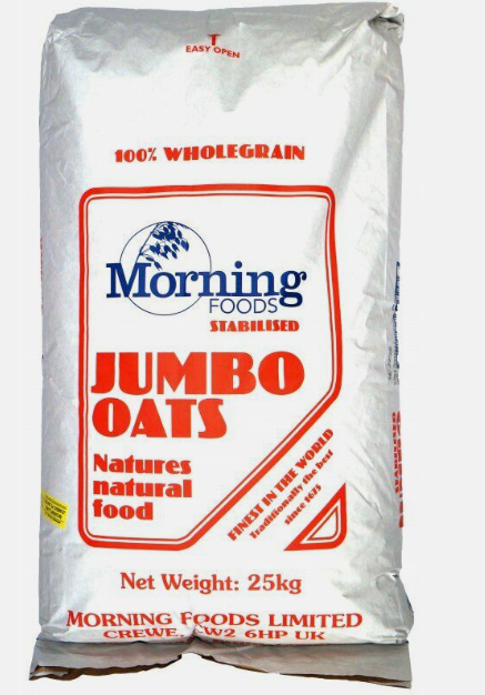 Bulk Wholesale Catering Morning Foods Wholesome 100% Wholegrain Jumbo Oats 25Kg