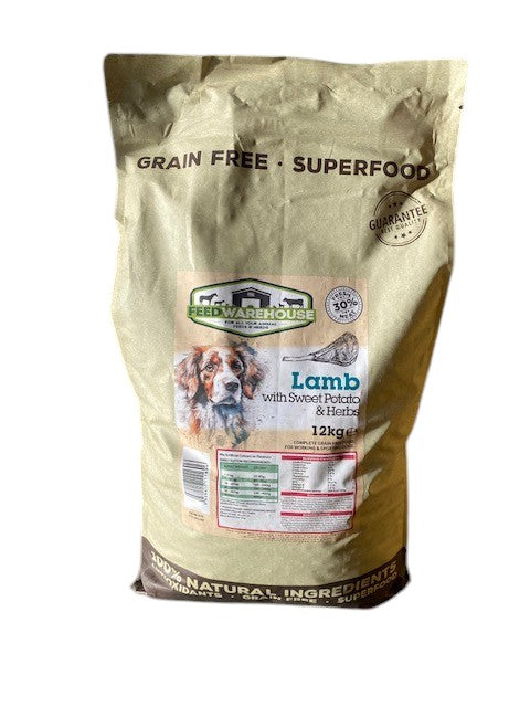 VAT FREE Grain FREE Dog SuperFood with Sweet Potato & Herbs -