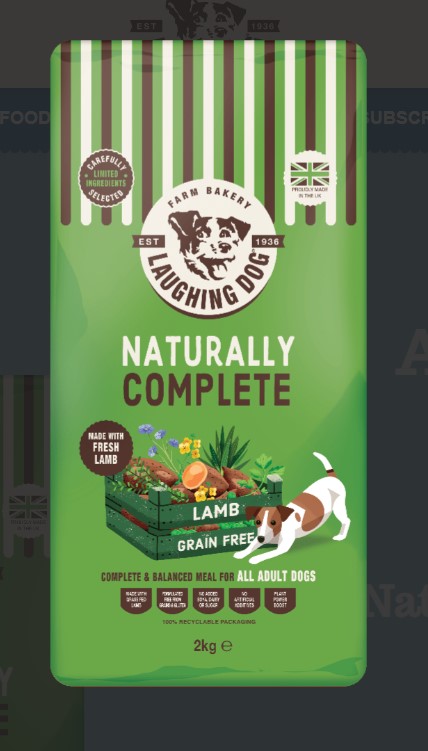 Adult Naturally Complete Grain Free LAMB Dog Food -  SUBSCRIBE & SAVE 15% FROM