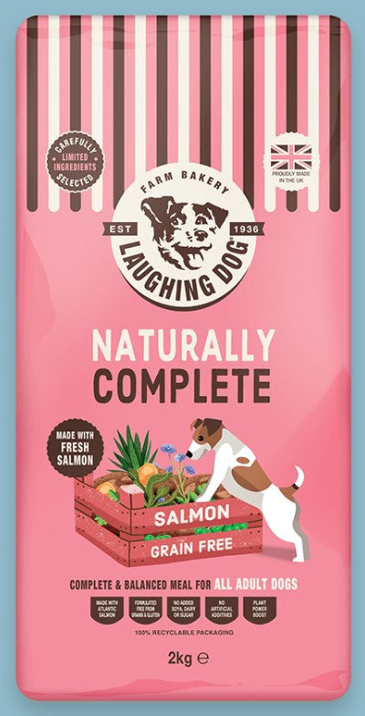 Adult Naturally Complete Grain Free SALMON Dog Food - SUBSCRIBE & SAVE 15% FROM