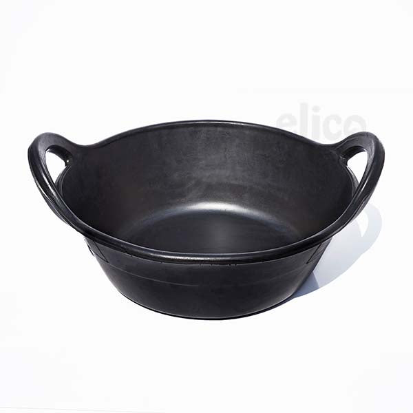 Black Rubber Feed Skip