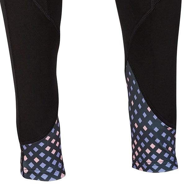 Elico Madison Riding Tights Black/Purple/Pink