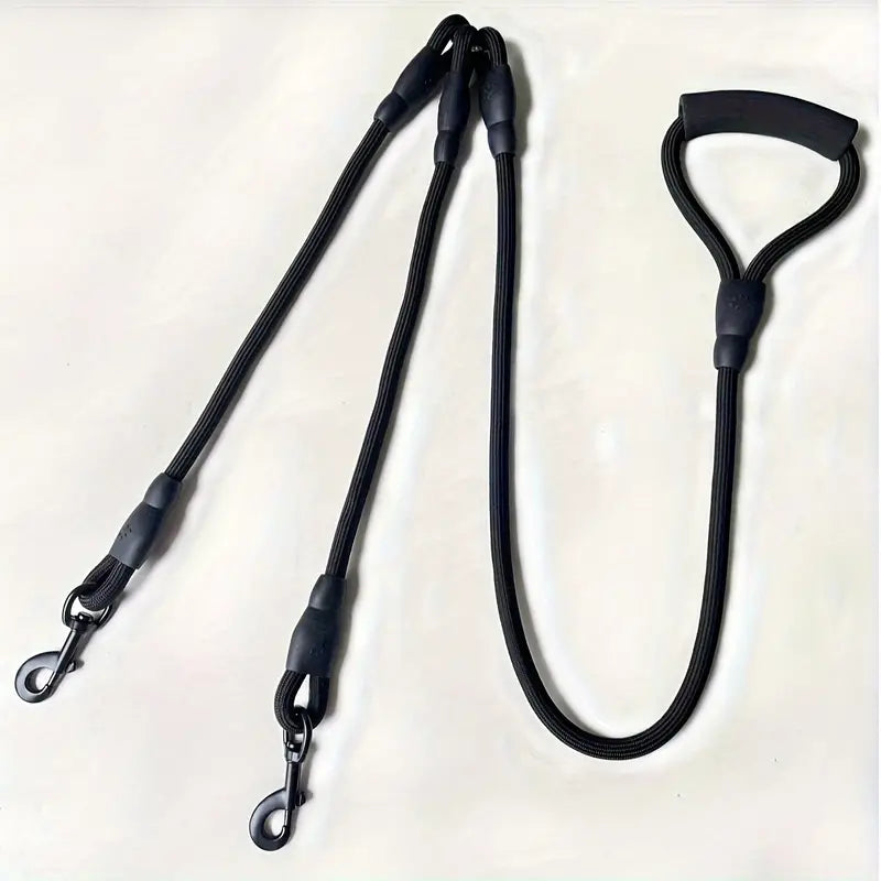 Ultimate Dual Dog Lead Black