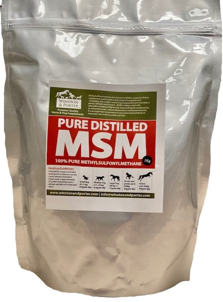 MSM for dogs - Pure Distilled - Winston and Porter