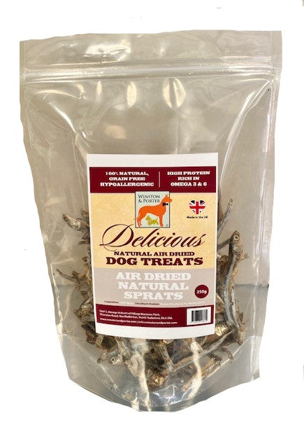 Air Dried Natural Sprats For Dogs 250g - BUY 2 GET 1 FREE