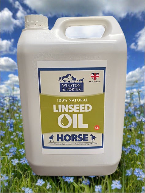 100% Natural Linseed Oil for Horses - Winston and Porter